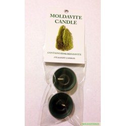 Moldavite Tealight Candles