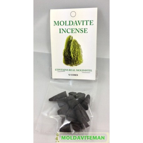 Moldavite Incense Cones